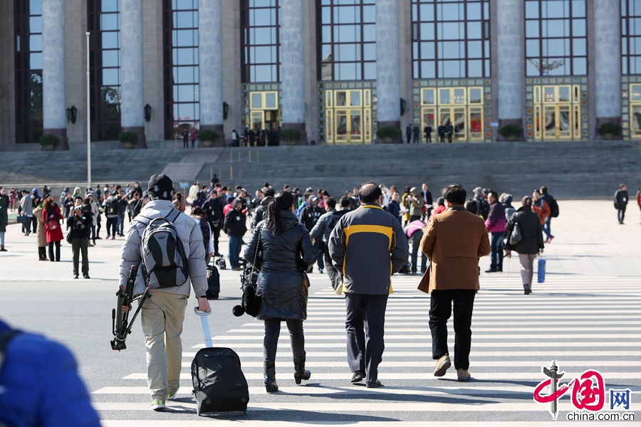 全國政協十二屆三次會議在北京開幕