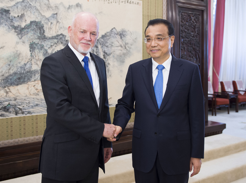 李克強(qiáng)會(huì)見聯(lián)大主席:共同應(yīng)對(duì)人類面臨的各項(xiàng)挑戰(zhàn)