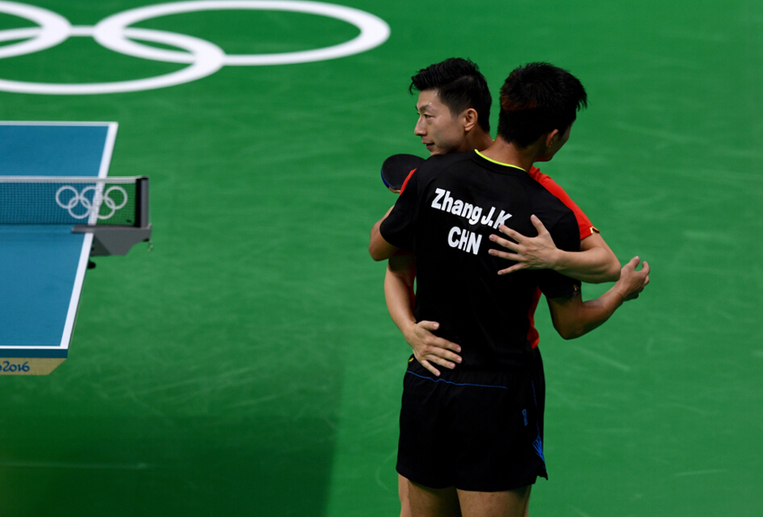 4-0橫掃！馬龍戰勝張繼科首奪奧運冠軍 成就大滿貫