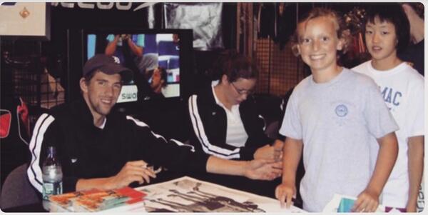 小粉絲的逆襲！菲爾普斯請雷德基簽名