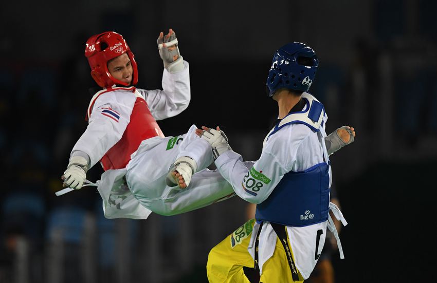 跆拳道58公斤趙帥奪冠 奪中國男子首金創歷史