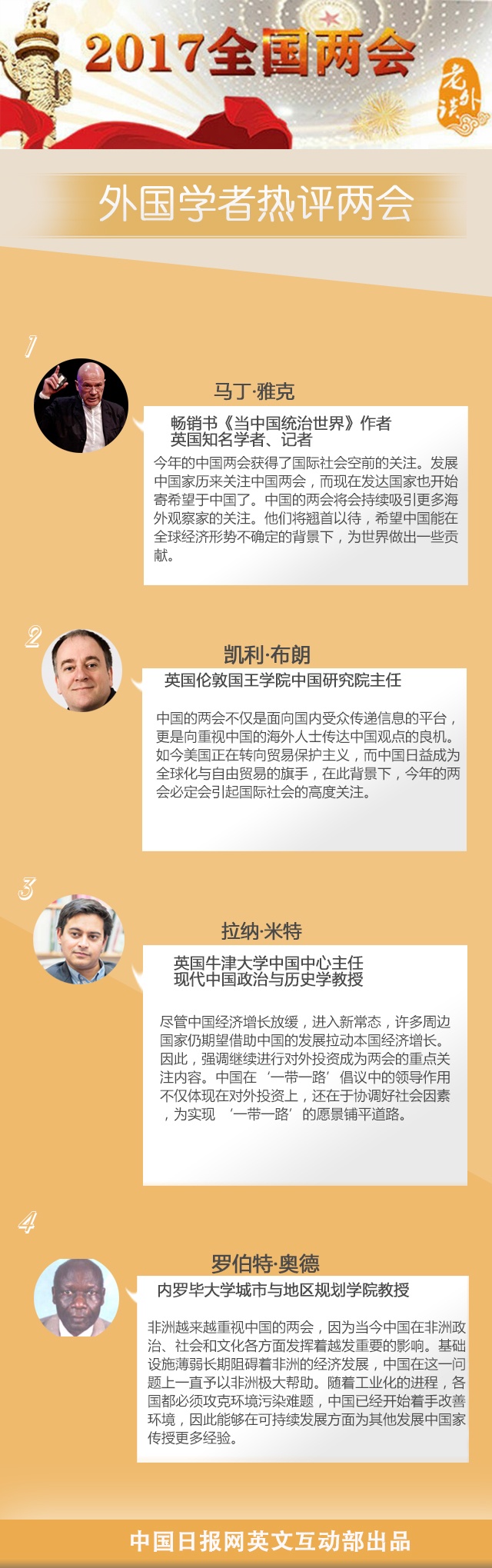 【老外談】外國學者熱評兩會