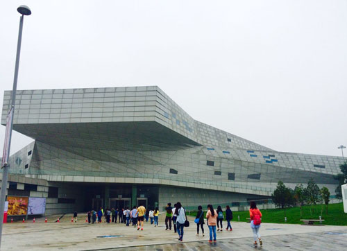 “美麗山西 中國之源”采訪團走進太原美術館采訪