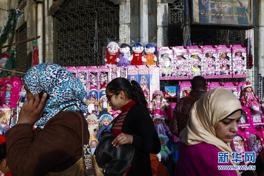 埃及民眾慶祝“圣紀節(jié)”