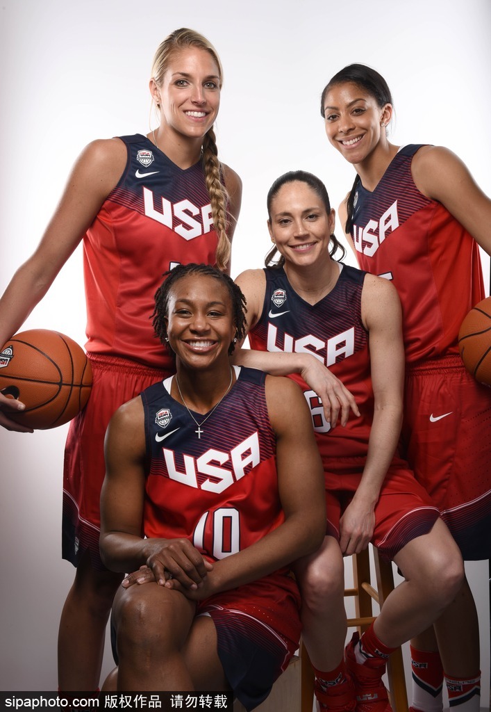 里約奧運會前瞻：美國女籃媒體寫真
