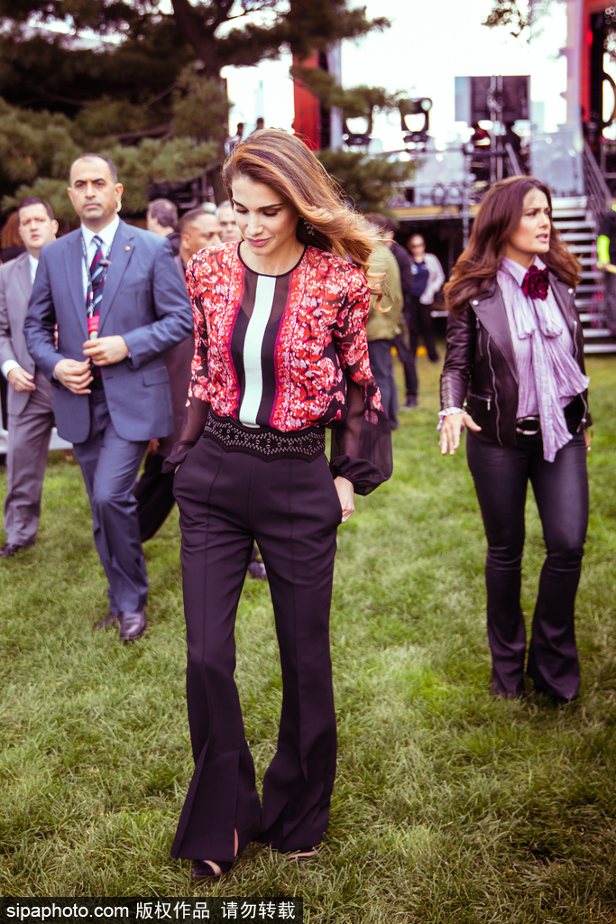 阿拉伯世界的戴安娜——約旦王后步入46歲優雅依舊