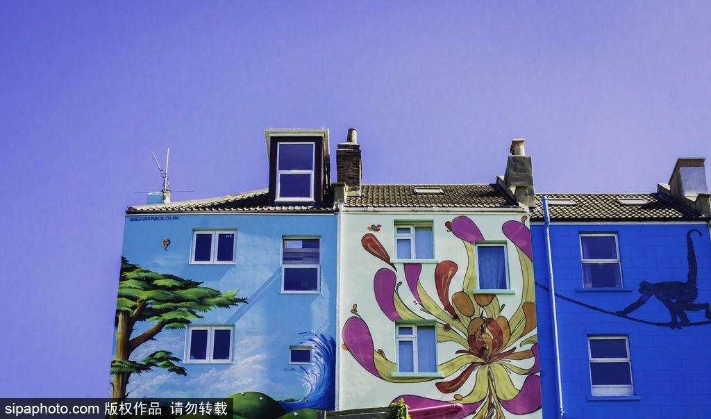 英國(guó)布里斯托爾將變彩色“童話世界” 政府出錢(qián)鼓勵(lì)民眾裝修