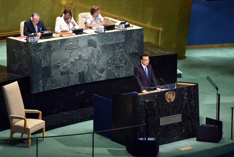 聯大“首秀”壓軸戲：李克強在聯大一般性辯論發表講話