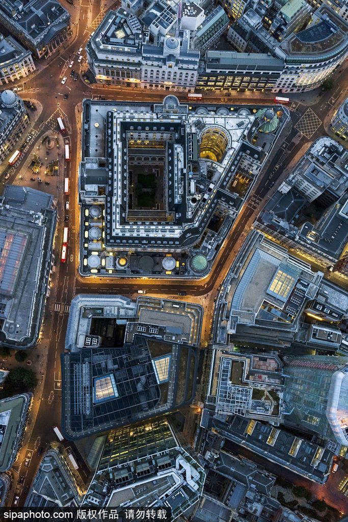 上帝視角下的倫敦 縱橫交錯現代與古典融合