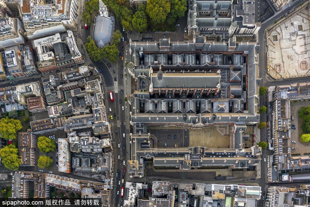 上帝視角下的倫敦 縱橫交錯(cuò)現(xiàn)代與古典融合