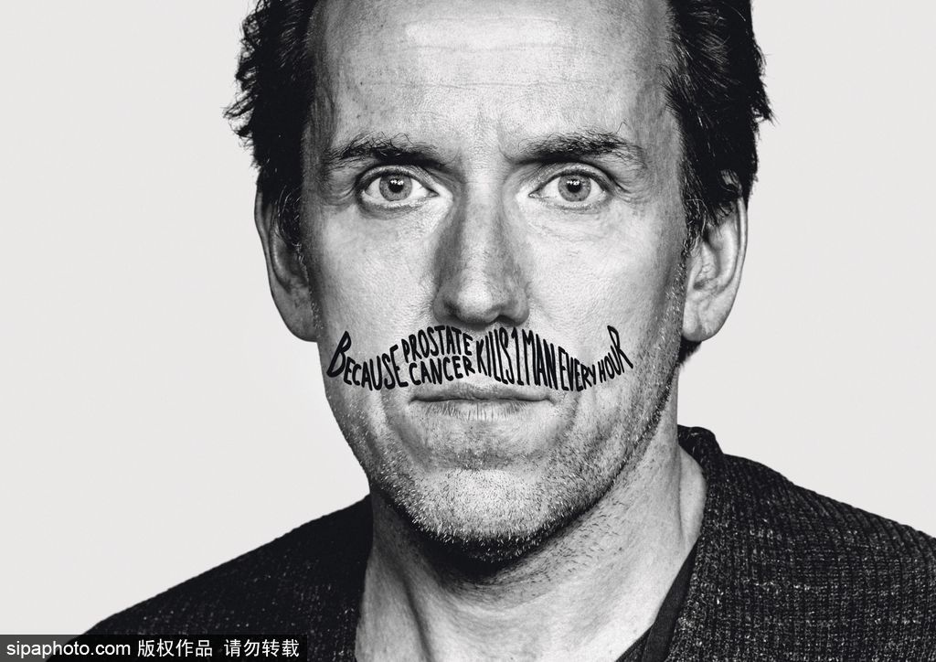 神奇的八字胡！英國慈善組織宣傳關(guān)愛男性健康