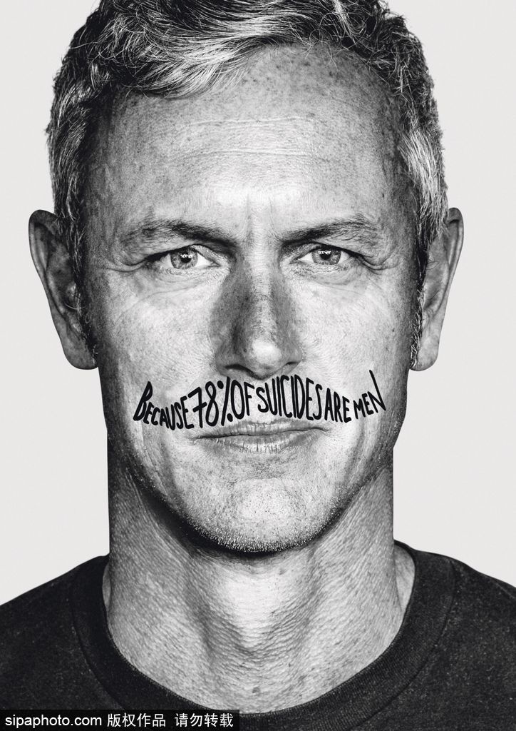 神奇的八字胡！英國慈善組織宣傳關(guān)愛男性健康