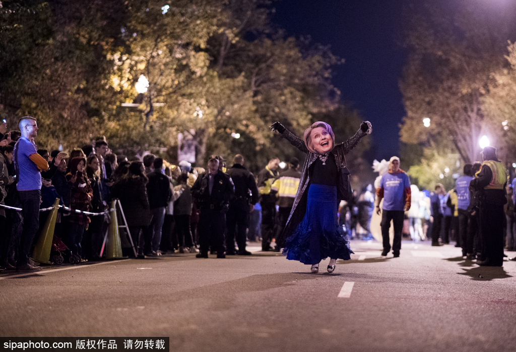 當美國大選遇上萬圣節 盤點節日期間的“特朗普希拉里”