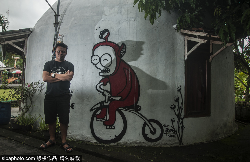 印尼海嘯十年后的災民村 圓頂房屋造型奇特成旅游景點