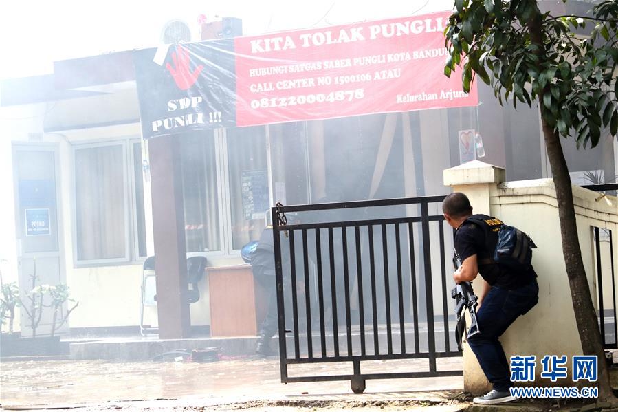 印尼萬隆發(fā)生爆炸 警匪雙方交火現(xiàn)場戒嚴(yán)