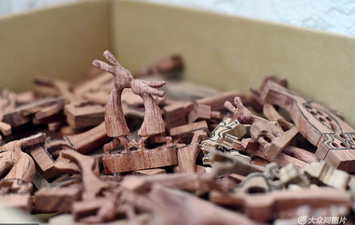 一90后兔子雕刻師 不到10天竟賺了半年工資（組圖）