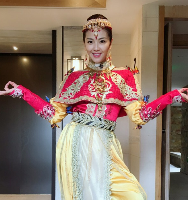 劉濤秒變穆沙公主 網友：濤姐要多吃點！