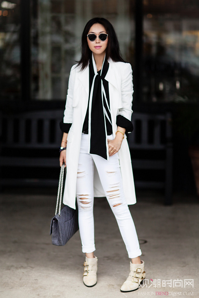 黑白配魅力無限，2017最潮就要這樣穿