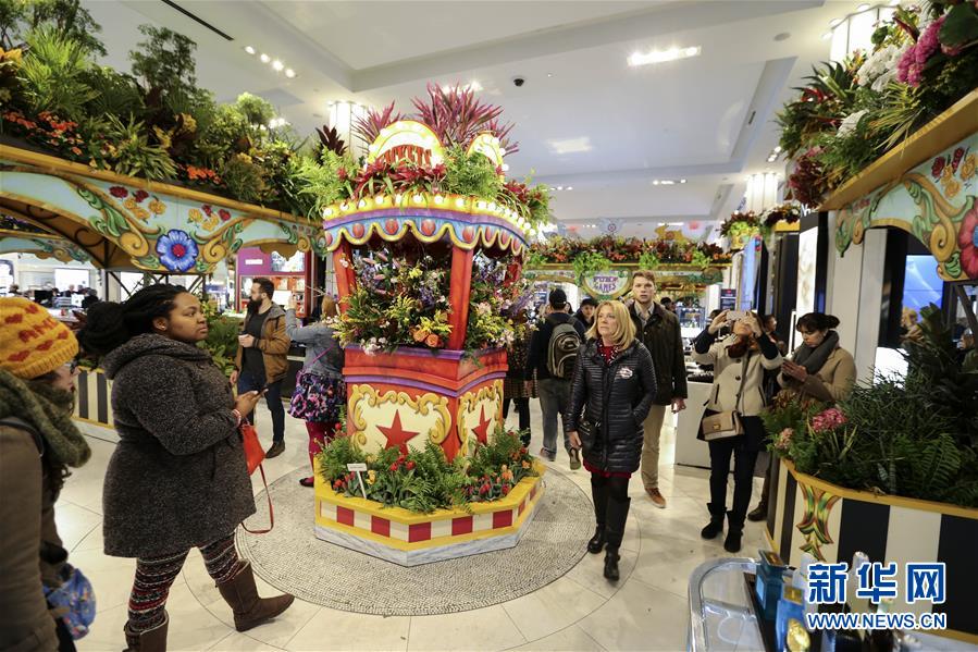 紐約梅西花展：花卉“嘉年華”（組圖）