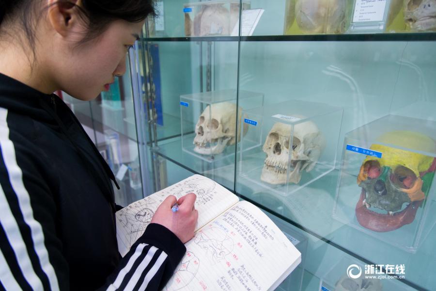 厲害了妹子！杭州大二女生解剖學(xué)筆記驚艷走紅