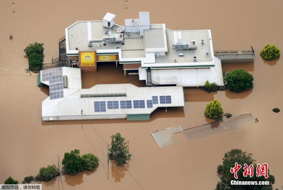 颶風持續襲擊澳大利亞 城市被淹如孤島