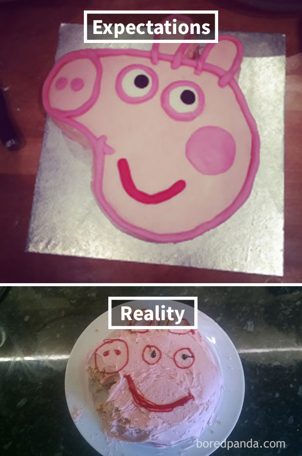 理想VS現(xiàn)實：這不是我想要的蛋糕！