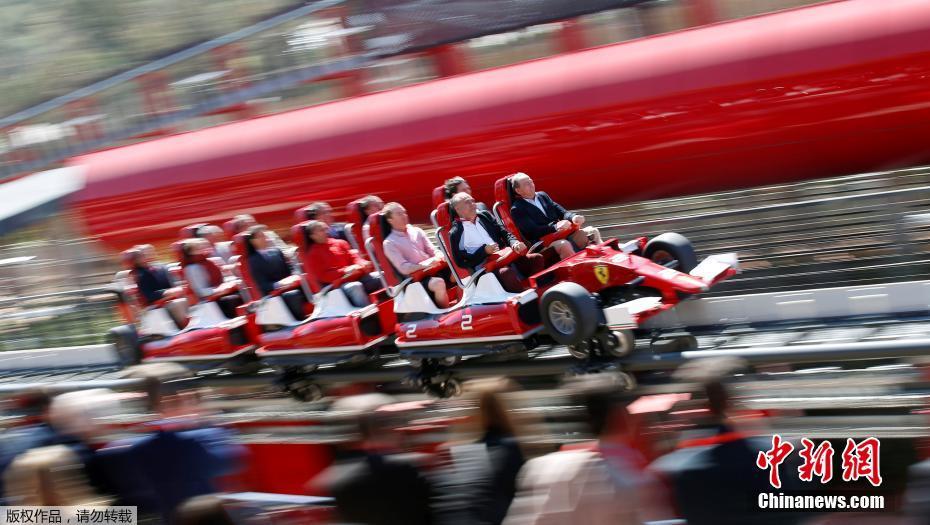 西班牙法拉利樂園啟幕 這樣的過山車你敢挑戰嗎？