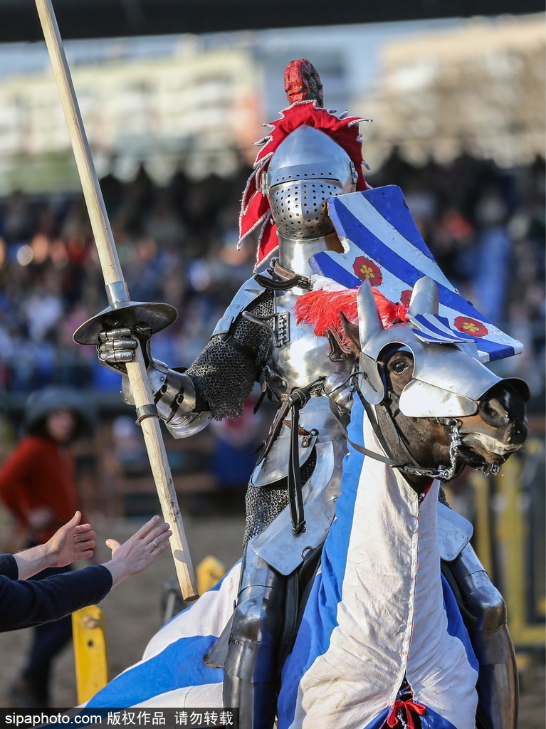 莫斯科舉行國際騎士節 全副武裝重現“中世紀”戰斗場景