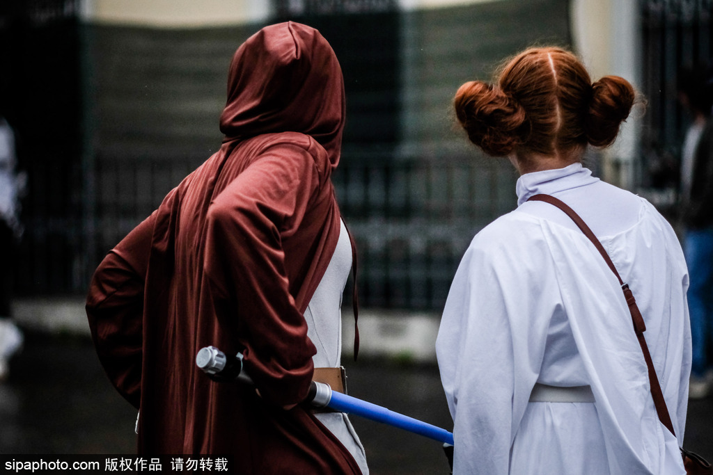 星戰40周年 意大利米蘭舉行“星球大戰日”coser云集