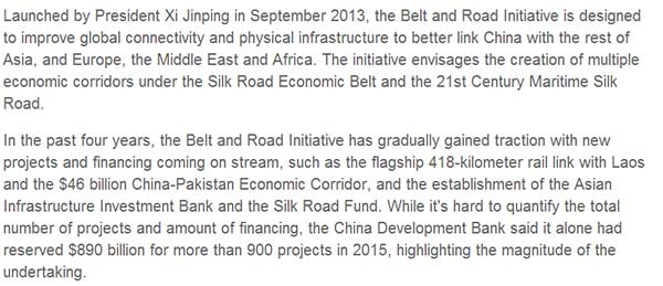 【老外談】“一帶一路”將為沿線國家經(jīng)濟(jì)增長提供有效支撐