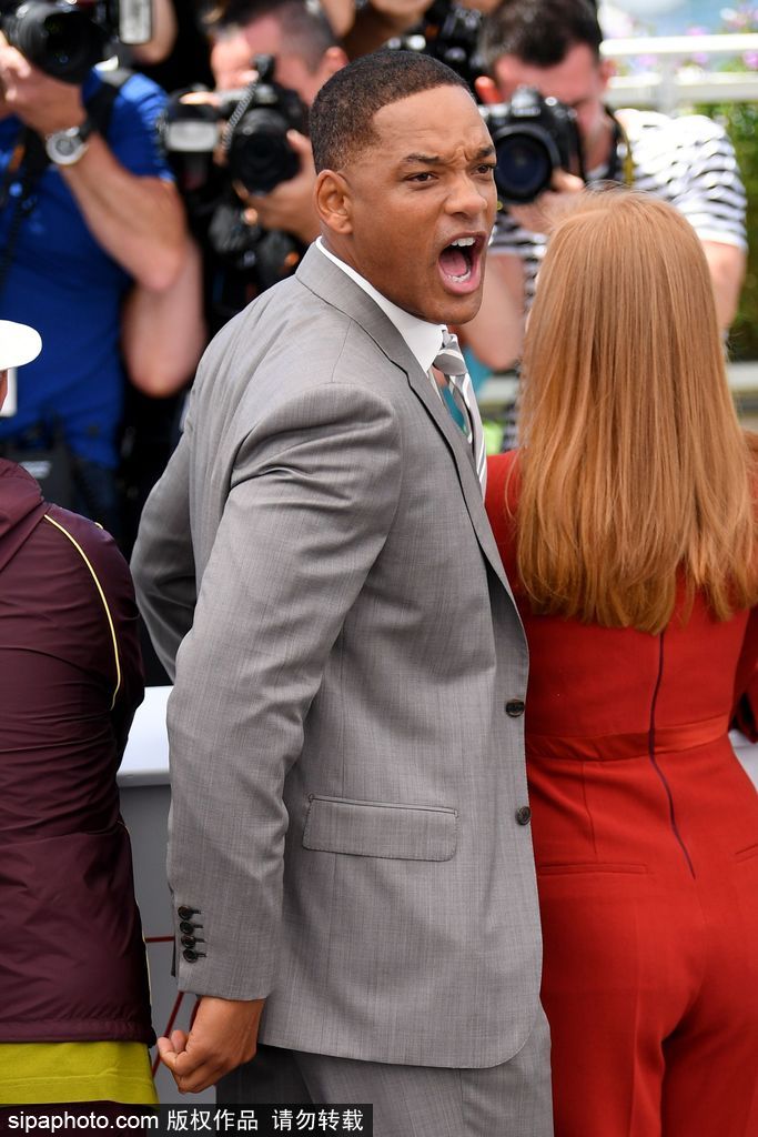 70屆戛納：你腫么了？威爾·史密斯變”逗比表情帝“一言難盡