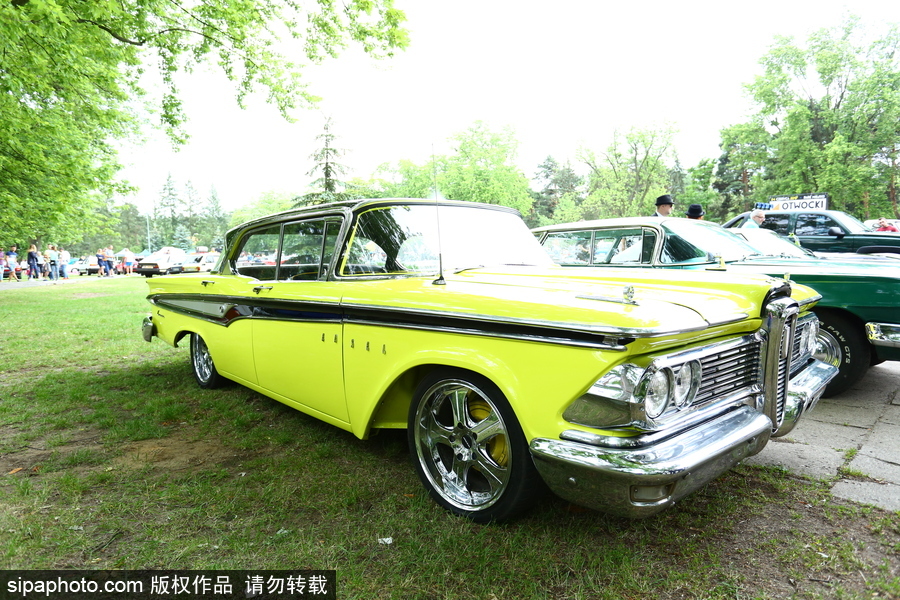波蘭舉行復古車展 細數經典老爺車停留的歲月