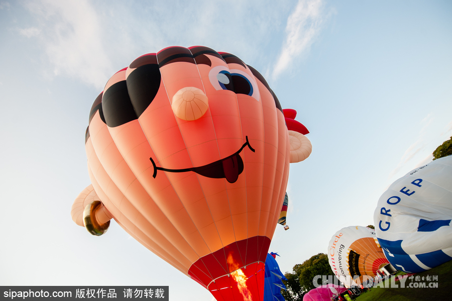 藍天下的飛行浪漫！荷蘭巴訥費爾德熱氣球節開幕