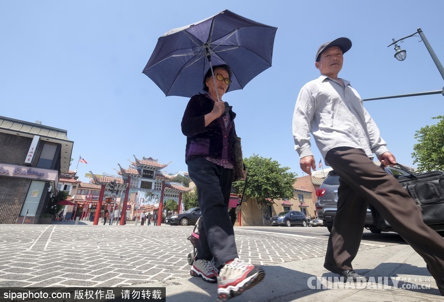 美國洛杉磯氣溫打破131年來最高紀錄 加州地區高溫持續