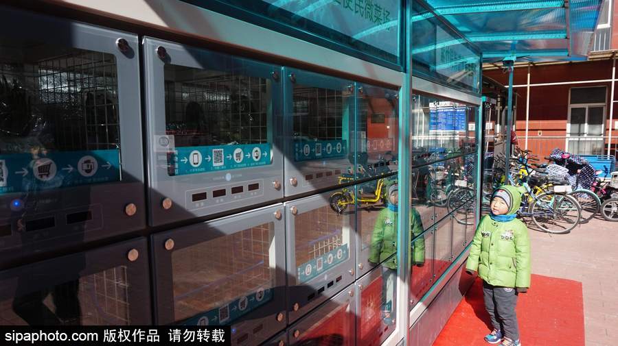 無人智能菜柜登錄北京社區(qū) 自動(dòng)稱重掃碼買菜