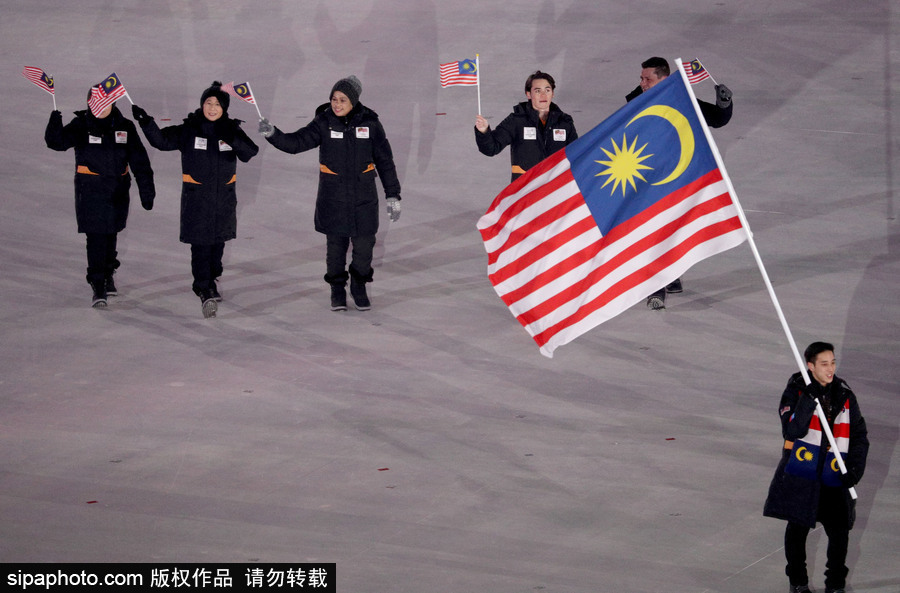 冰雪運(yùn)動(dòng)魅力無(wú)限！盤點(diǎn)平昌冬奧會(huì)開(kāi)幕式上那些“特殊”參賽國(guó)