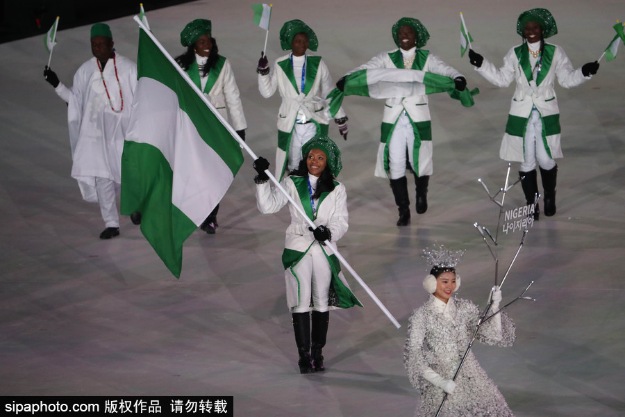 冰雪運(yùn)動(dòng)魅力無(wú)限！盤(pán)點(diǎn)平昌冬奧會(huì)開(kāi)幕式上那些“特殊”參賽國(guó)