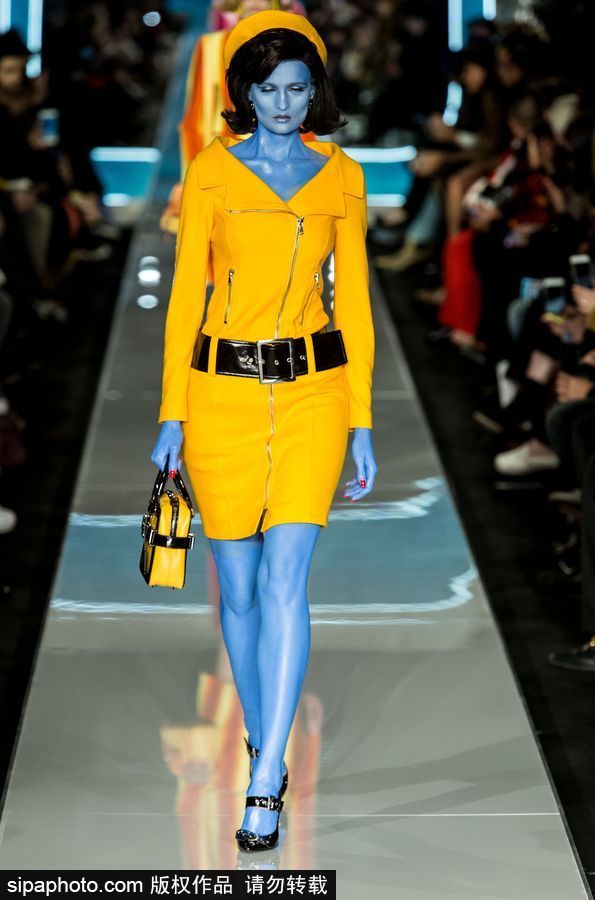 2018秋冬米蘭時裝周 模特變“阿凡達”“綠巨人”？