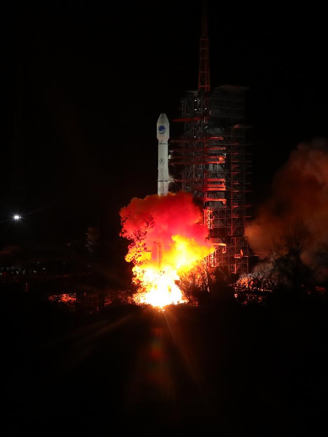 我國再次成功發射兩顆北斗三號衛星