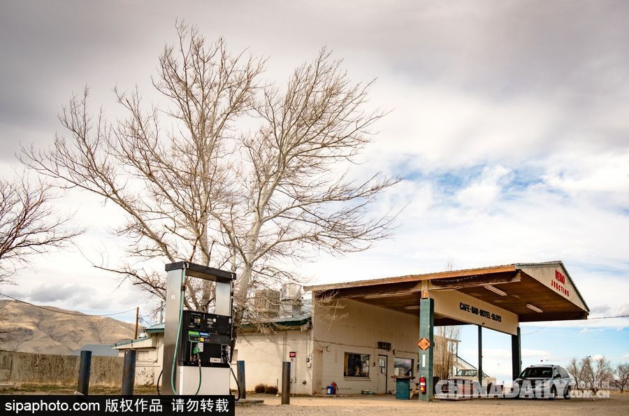 感受美國內華達州冬季風光 人煙稀少一望無垠