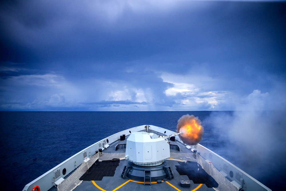 第29批護航編隊實際使用武器訓練 精確命中目標