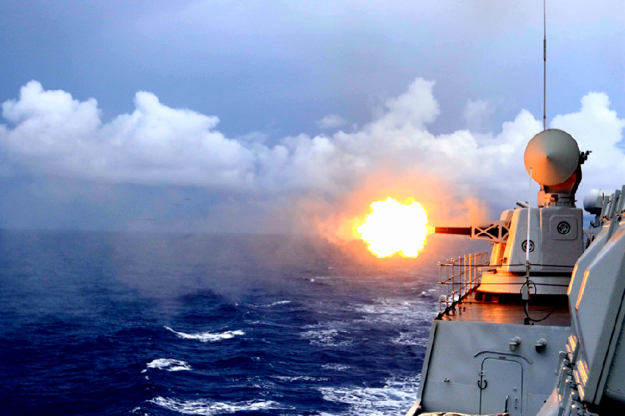 第29批護航編隊實際使用武器訓練 精確命中目標