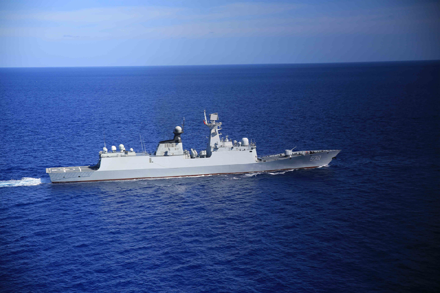 第29批護航編隊實際使用武器訓(xùn)練 精確命中目標