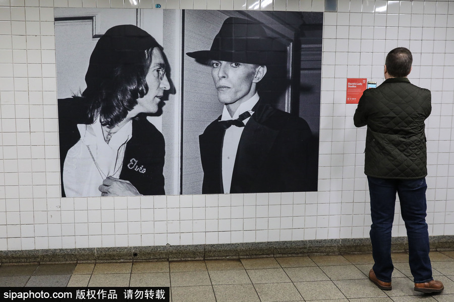 在美國地鐵遇見“大衛·鮑伊” 主題展覽回顧“搖滾變色龍”一生