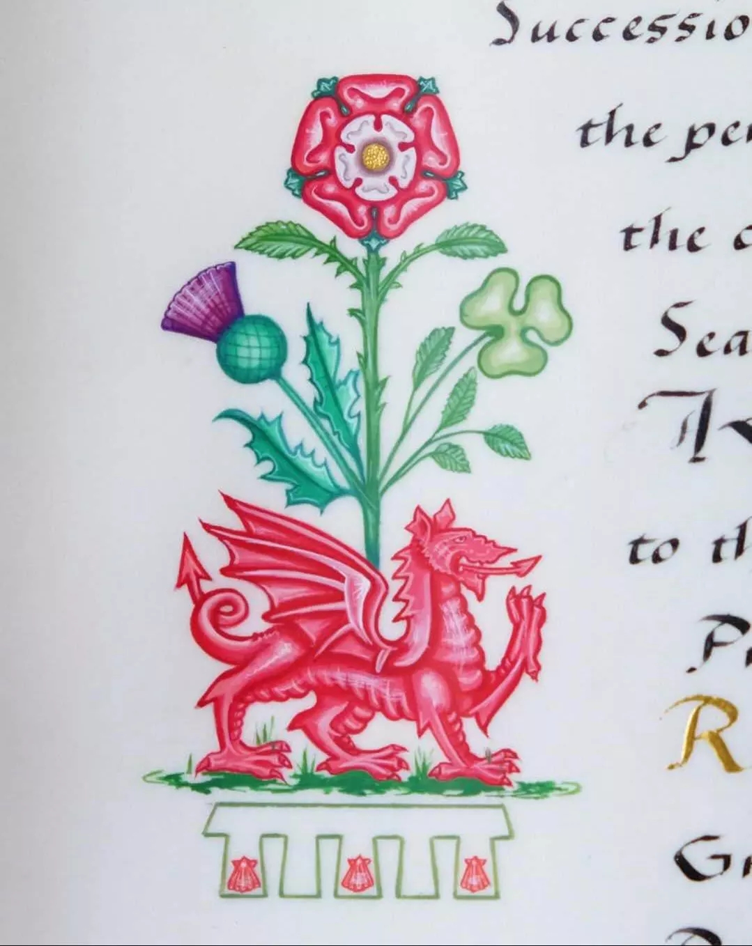 哈里王子大婚倒計時，女王開出的“準婚證”曝光！細節太精美