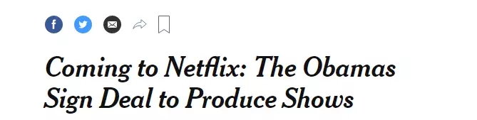 奧巴馬和米歇爾要進軍演藝圈了！已和網飛簽訂協議……