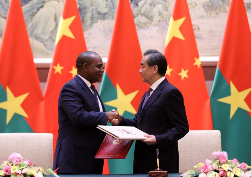 中華人民共和國與布基納法索恢復外交關系