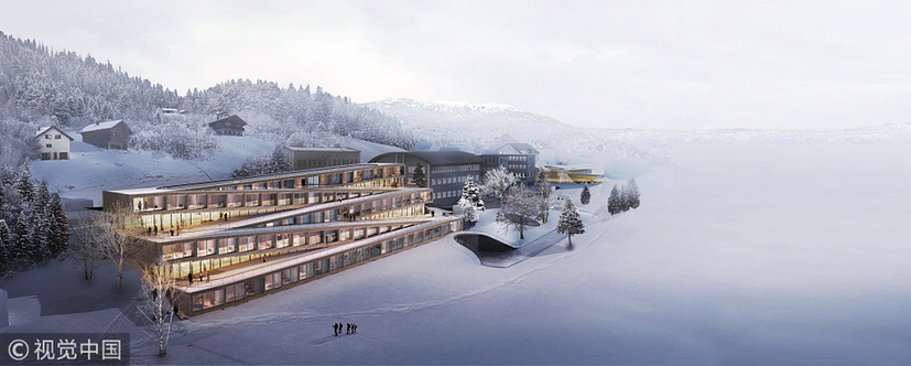 瑞士將新建一家個性酒店 你可以沿著屋頂滑雪