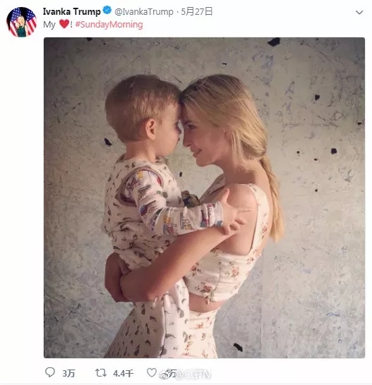 伊萬卡曬出這張照片被狂噴，要怪全怪她老爹特朗普？
