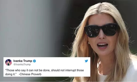 伊萬卡發了條“中國諺語”，中國網友：并不知道是哪句